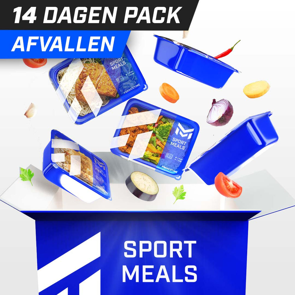 14 dagen afvallen met de high protein kant-en-klare sportmaaltijden van SportMeals.com