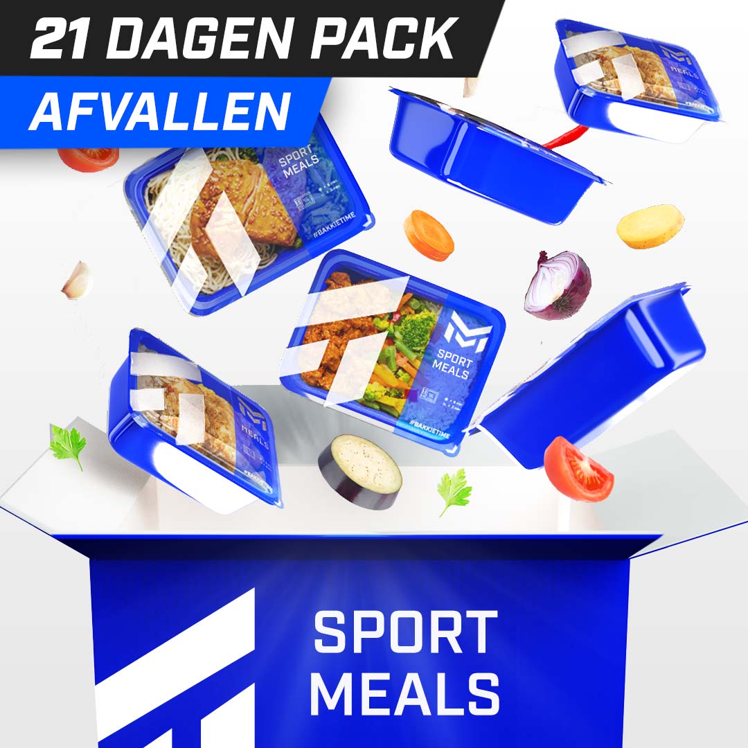 21 dagen afvallen met de high protein kant-en-klare sportmaaltijden van SportMeals.com