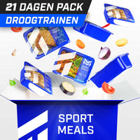 21 dagen droogtrainen met de high protein kant-en-klare sportmaaltijden van SportMeals.com