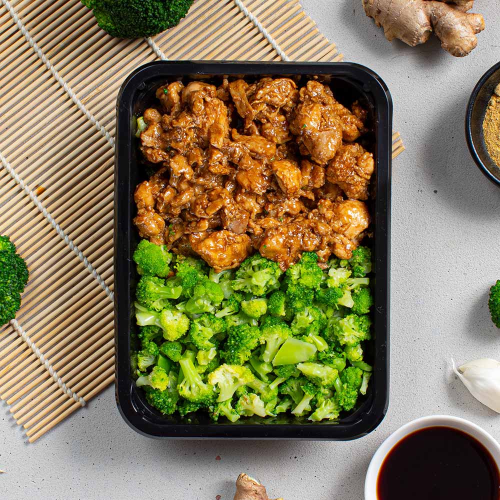 Kip Teriyaki broccoli van sportmeals bereid volgens eigen receptuur